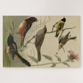 Finch, Towee, Sparrow, Audubon's Birds of America Legpuzzel (Horizontaal)