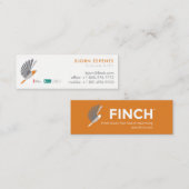 Finch visitekaartje minis (Voorkant / Achterkant)