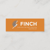 Finch visitekaartje minis (Achterkant)