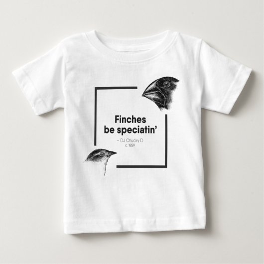 Finches be Speciatin' - Charles Darwin - Kinderen (Voorkant)