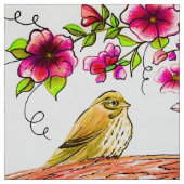 Finches in het voorjaar stof (Swatch)