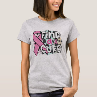Find a Cure - Breast Cancer Awareness T-shirt