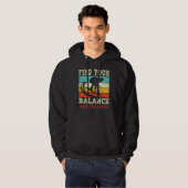 Find Balance Ride the wake Wakeboarding Hoodie (Voorkant volledig)