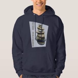 Find Balance Steen Zen Foto Collage Hoodie