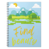 Find Beauty Notebook Notitieboek (Voorkant)