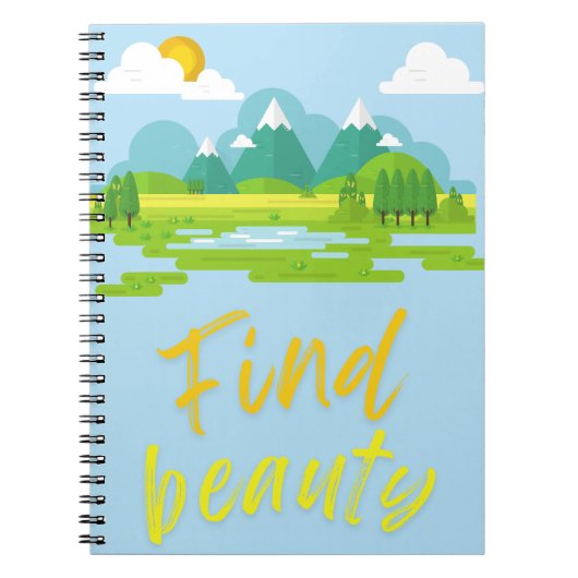 Find Beauty Notebook Notitieboek (Voorkant)