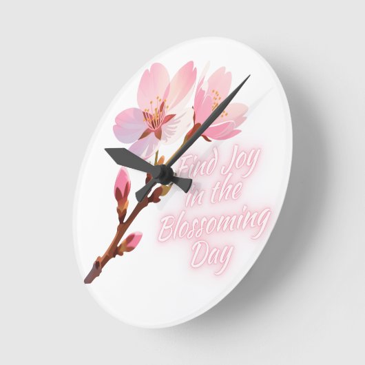 Find Joy in the Blossoming Day Ronde Klok (Hoek)