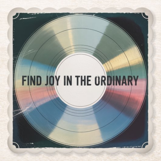 Find Joy In The Ordinary Kartonnen Onderzetters (Voorkant)