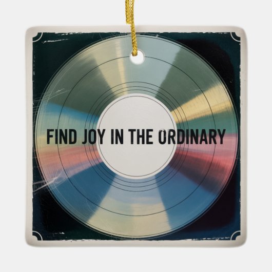 Find Joy In The Ordinary Keramisch Ornament (Voorkant)