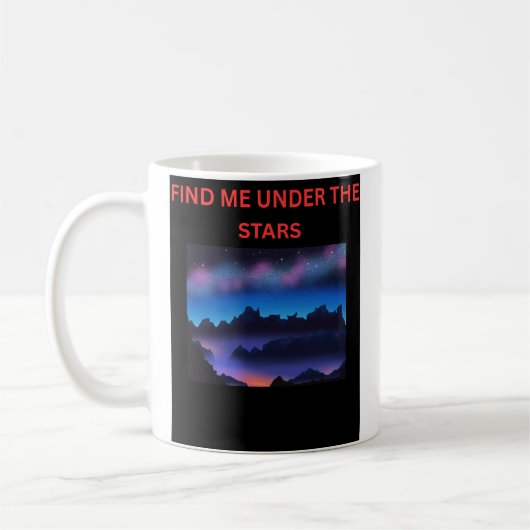 Find Me Under the Stars Koffiemok (Links)