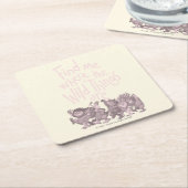 Find Me Where the Wild Things Are Kartonnen Onderzetters (Schuin)