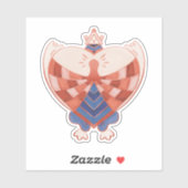 Find My Heart: hartvormig slotblok Sticker (Vel)