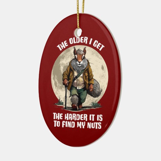 Find My Nuts - grappige eekhoorn Ornament (Links)