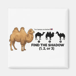 Find The Shadow: Bactrian Camel Educational Toddle Magneet