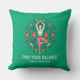 Find Your Balance Yoga & Wellness Boomhouding Mand Kussen