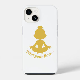 Find Your Flow Hoesje (Paars) iPhone 14 Hoesje