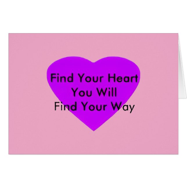 Find your heart  jGibney The Museum Zazzle (Voorkant Horizontaal)