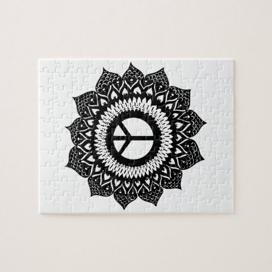 Find your inner peace | Mandala Design Legpuzzel (Horizontaal)