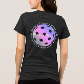 Find your people, find your peace Tri-Blend shirt (Achterkant)