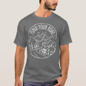 Find Your Road Vanlife Nomad  Road Trip Van Life T-shirt (Voorkant)