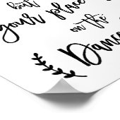 Find Your Seat Here Poster (Hoek)