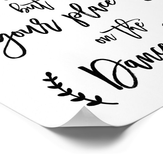 Find Your Seat Here Poster (Hoek)