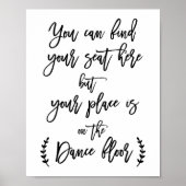 Find Your Seat Here Poster (Voorkant)