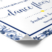 Find Your Seat Wedding Reception Mediterranean Poster (Hoek)