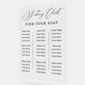 Find Your Seat Wedding Seating Chart Sign  Acryl Bord (Hoek)