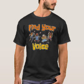 Find Your Voice Summer Reading Program 2023 Librar T-shirt (Voorkant)