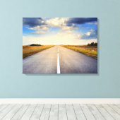 Find Your Way op Gespannen Canvas Print (Insitu (Houten vloer))