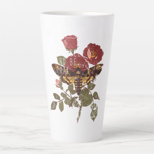 find yourself and be that self motivation latte mok (Voorkant)