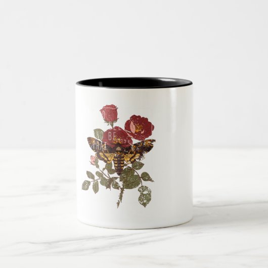 find yourself and be that self motivation tweekleurige koffiemok (Center)