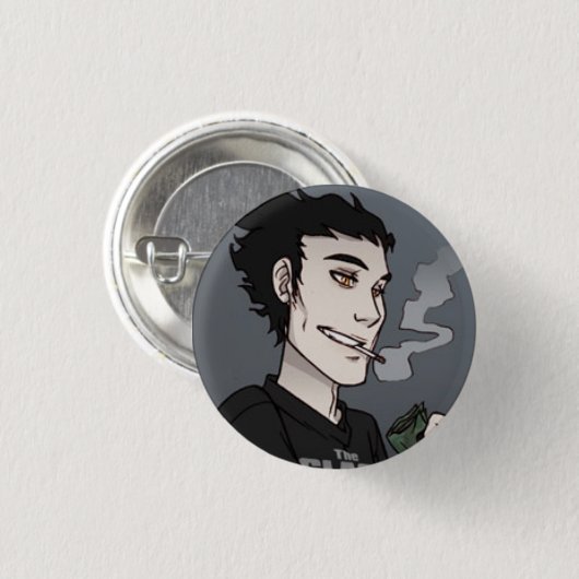 FindChaos - Gaki Ronde Button 3,2 Cm (Voorkant /achterkant)