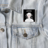 FindChaos - Tangled Vierkante Button 5,1 Cm (In situ)