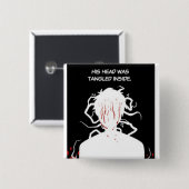 FindChaos - Tangled Vierkante Button 5,1 Cm (Voorkant /achterkant)