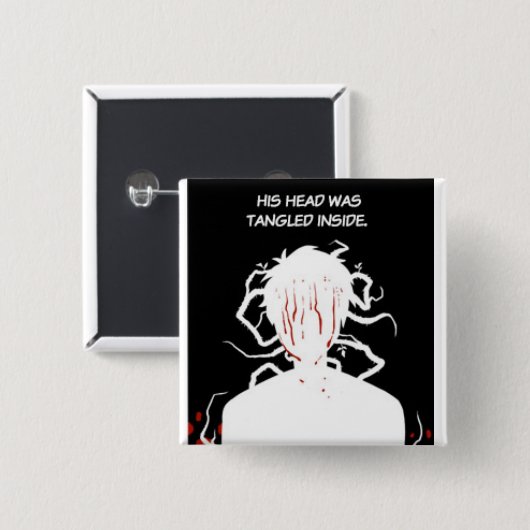 FindChaos - Tangled Vierkante Button 5,1 Cm (Voorkant /achterkant)