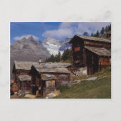 Findeln, Zermatt, Zwitserland Briefkaart (Voorkant)