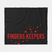 Finders Keepers Fleece Deken (Voorkant (Horizontaal))