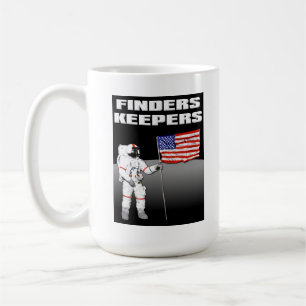 Finders Keepers Moon Funny Mug Koffiemok