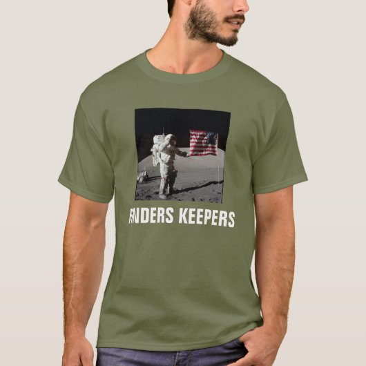 Finders Keepers Moon Landing Shirt (Voorkant)