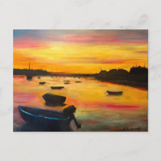 Findhorn Sunset Briefkaart