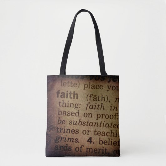 Finding Betekenis - Faith Tote Bag (Voorkant)