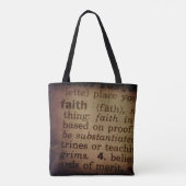 Finding Betekenis - Faith Tote Bag (Achterkant)
