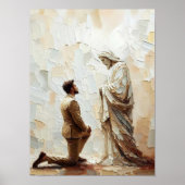 Finding Faith, Digital Christian Art, Jesus Savior Poster (Voorkant)