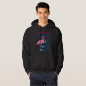Finding Flamingo balance Positive Affirmation Hoodie (Voorkant volledig)