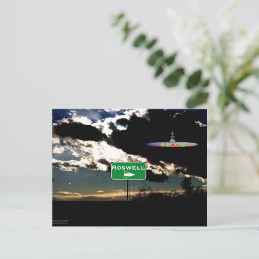 Finding Roswell Briefkaart (Staand voorkant)