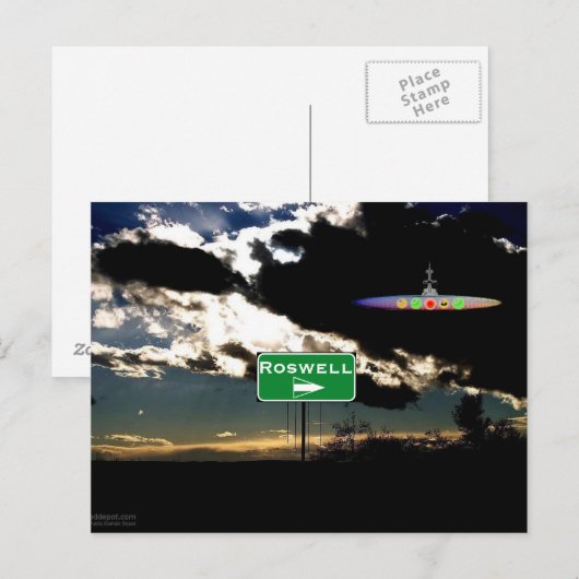 Finding Roswell Briefkaart (Voorkant / Achterkant)