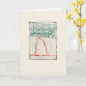 Finding stillness kaart (Gele Bloem)