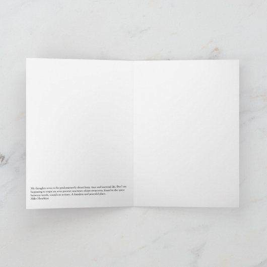 Finding the space between thoughts kaart (Binnen)